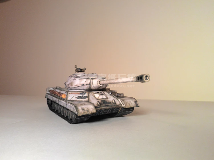 Советский тяжелый танк IS-4M 1:50 бумага модель танк мир Военная Униформа оружие ручной работы DIY игрушка