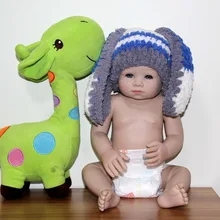 Милый, ручная работа, вязаный, для новорожденных гаструла Шапка капюшон с большими ушами, опора, размер: от 3 до 12 лет