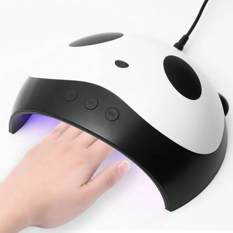 

Panda Lamp Nail Dryer Curing Lamp 24w/36W UV Lamp Gel Nail Polish Curing Light Machine Acrylic Nail Art LED Nails Dryer
