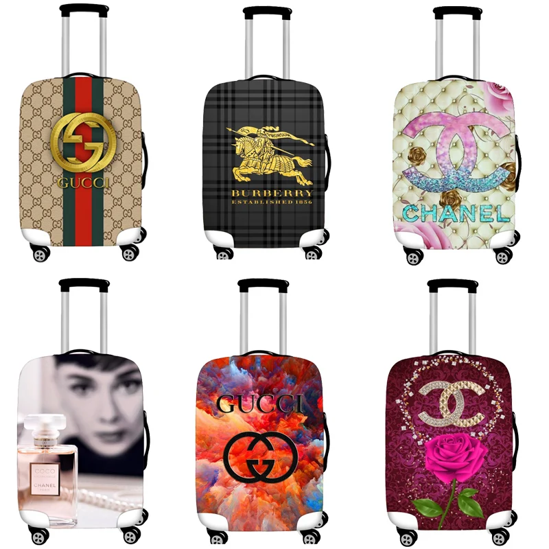 

Famous Brand Print Luggage Cover 18-32 Inch Case Suitcase Covers Trolley Baggage Dust Protective Case Cover Travel Accessories 1