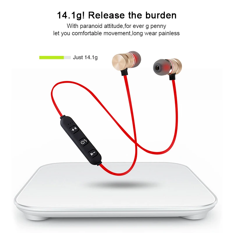 Новейшая Магнитная Музыка Беспроводная Bluetooth беспроводная гарнитура для наушников спортивные наушники с микрофоном для iPhone 7 8 X XS для всех телефонов