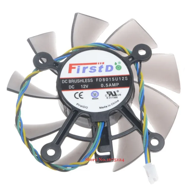 Modest FD8015U12S 75mm DC 12V 0.5A 4 Wire computer cooler Fan radiator for Radeon HD 7770 8600 9800g video Graphics Card cooling Modest FD8015U12S 75mm DC 12V 0.5A 4 Wire computer cooler Fan radiator for Radeon HD 7770 8600 9800g video Graphics Card cooling