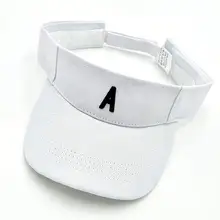 3D вышивка письмо козырек шапки Регулируемый козырек шапки для мужчин и женщин черный белый фиолетовый A W R