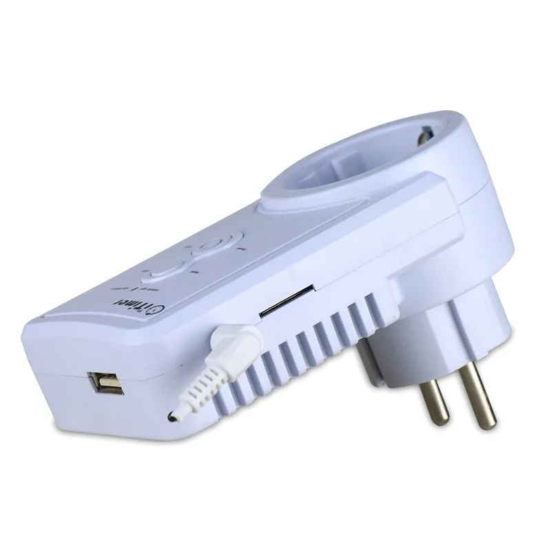 GSM Smart Home Power Outlet Plug Socket Cellphone English Russian SMS Remote Control Timing Switch Temperature Controller New