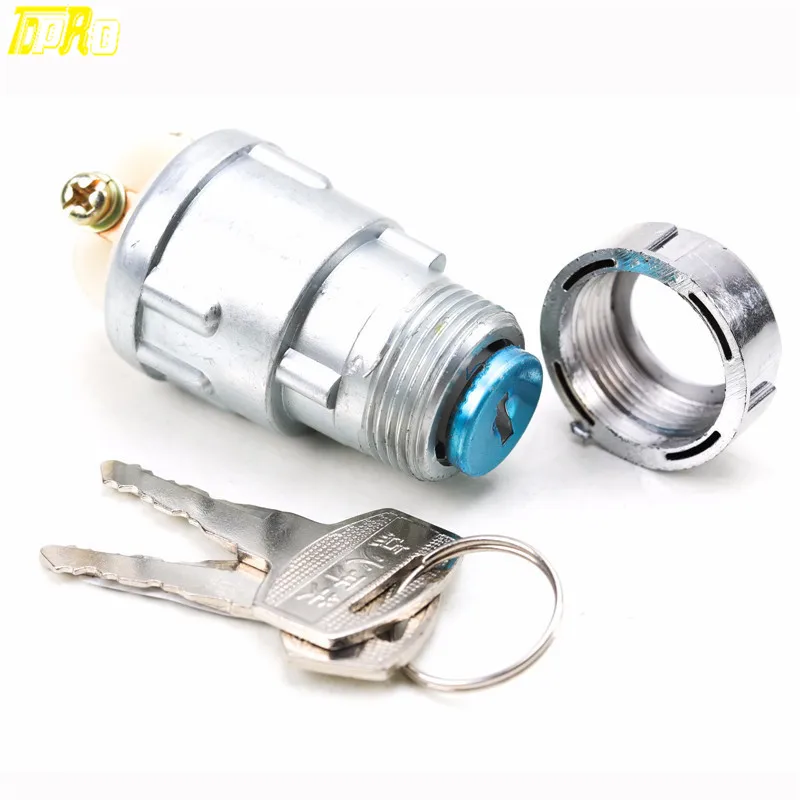 

TDPRO 12V Ignition Key Switch Barrel MotorCycle Bike Ignition Switch 3 Position Key Barrel For 200cc 250cc Quad Dirt Bike ATV