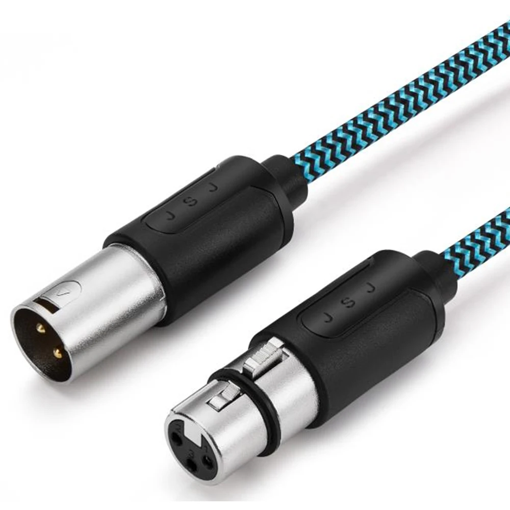 Кабель для микрофона DIGIZULU XLR Canon штекер-гнездо аудиокабель миксера динамика