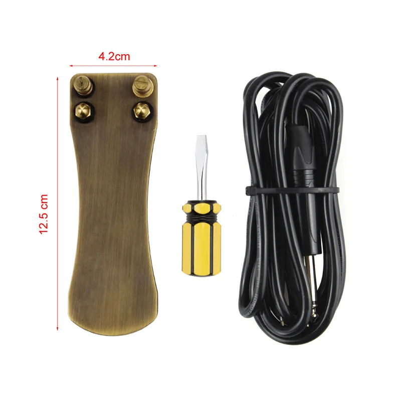 

Tattoo Foot Pedal Pure Copper Foot Switch Professional Tattoo Power Tattoo Machine Curved Pedal Factory Accessory