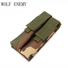 Airsoft Molle двойной P90/UMP военный подсумок Coyote Tactical TAN BK CP ACU OD Лесной Камуфляж