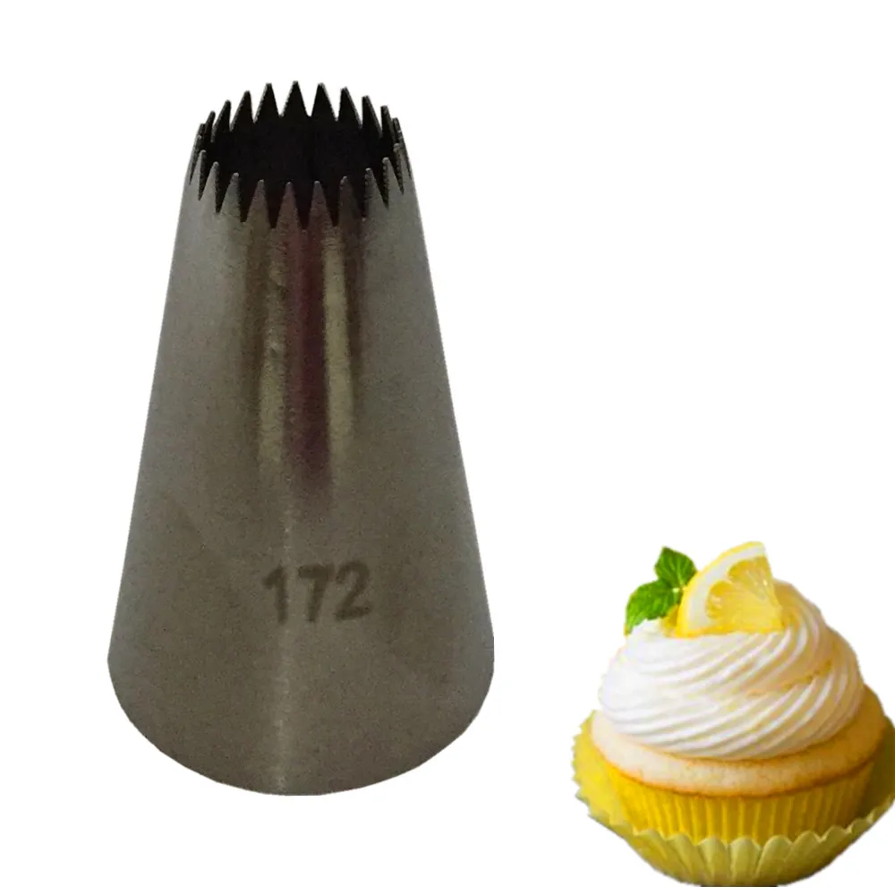 1 Pcs 172 Medium French Cream Nozzle Cake Decorations