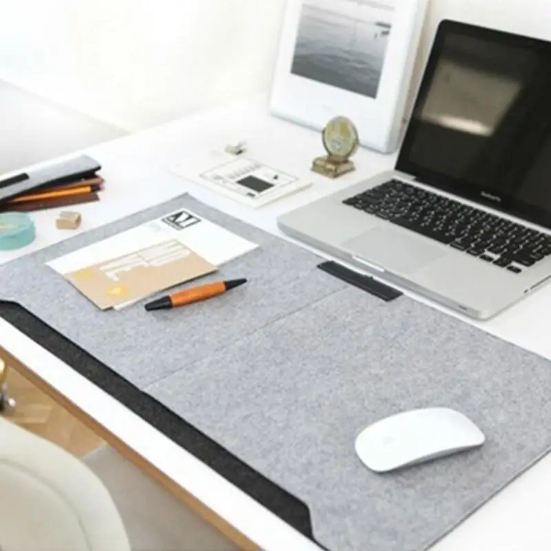 Office Desk Mat Mouse Pad Pen Holder Wool Felt Laptop Cushion Office Desk Mat Mouse Pad Pen Holder Wool Felt Laptop Cushion Fashion Durable Computer Modern Table In Pads From