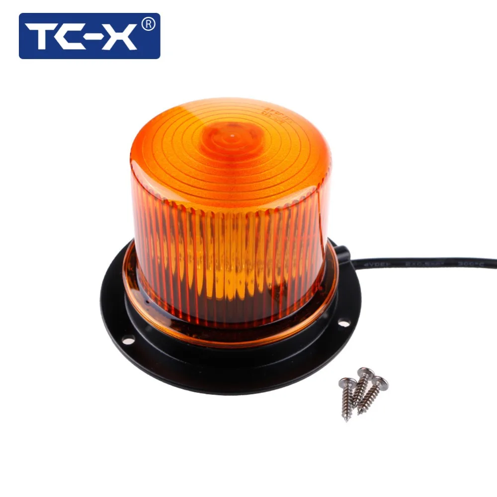 tc x amber led warning lights medium magnetic mounted magnetic led emergency warning lights