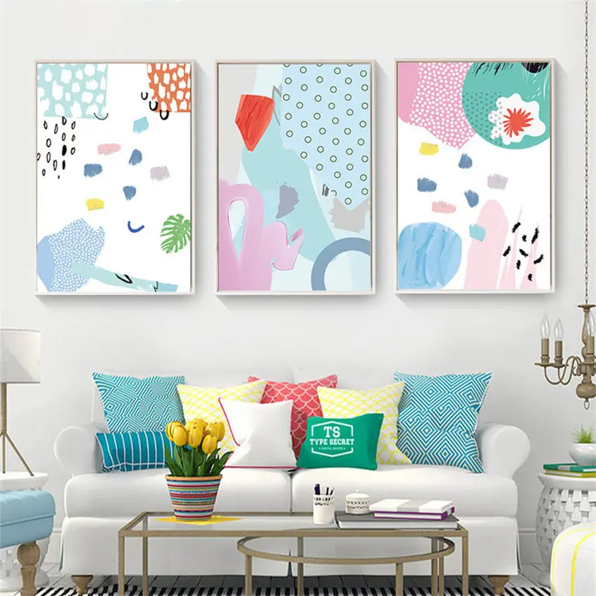 

scenery Line graphics Painting Kids Room quality Home Decor Art Decor room living posters canvas painting No Frame E145