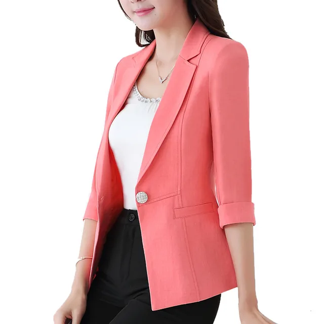 Women Blazers & Jackets Half Sleeve With Turnback Cuffs