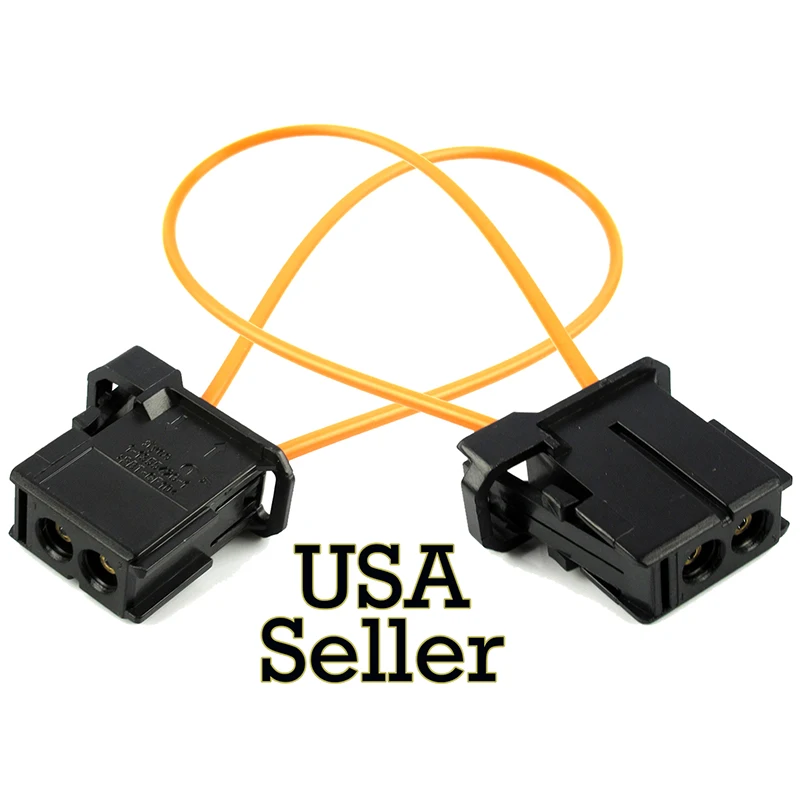 1pc Fiber Optic Optical Loop Bypass Adapter For BMW AUDI PorscheCables