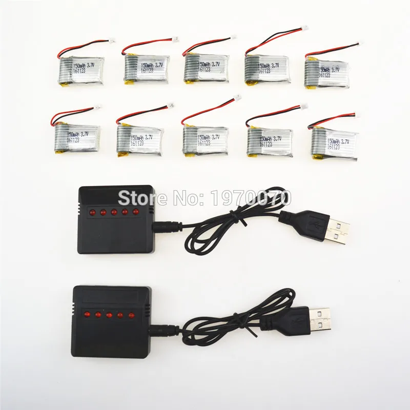 High Quality Li-Po Battery H20 3.7V 150Mah Also Suitable For MJX X902 RC Mini Drone Quadcopter |
