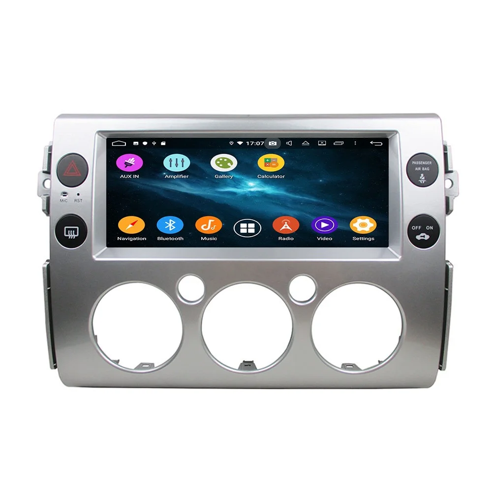 Clearance DSP Android 9 Car GPS navigation For TOYOTA FJ cruiser 2007-2017 multimedia DVD player head unit radio tape recorder auto stereo 3