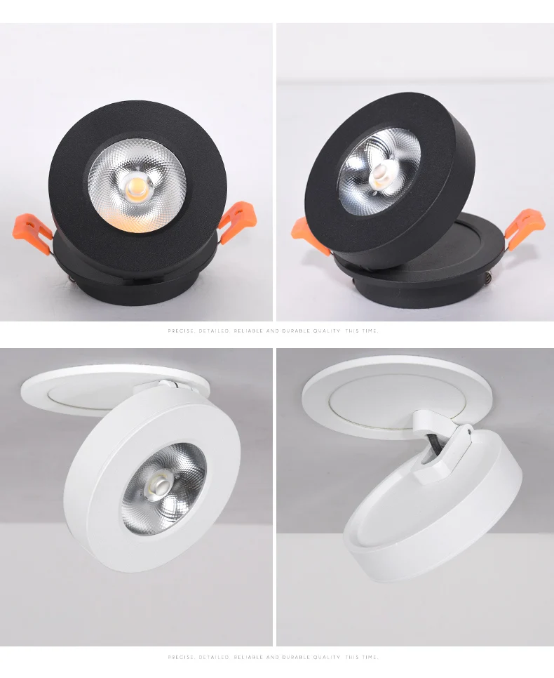 New Arrival Ultrathin Downlight Ceiling Recessed Lighting 220V LED 360-degree Rotational Function LED Lighting Fixtures