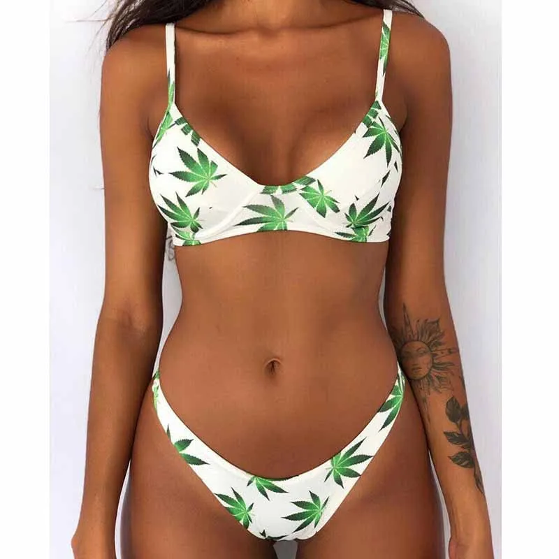 Women Rainbow Print Bikini Swimwear Sunflower Monokini Bikinis Set Bathing Suit Triangle Swimsuit underwire Bra Beachwear Summer Women Rainbow Print Bikini Swimwear Sunflower Monokini Bikinis Set Bathing Suit Triangle Swimsuit underwire Bra Beachwear Summer