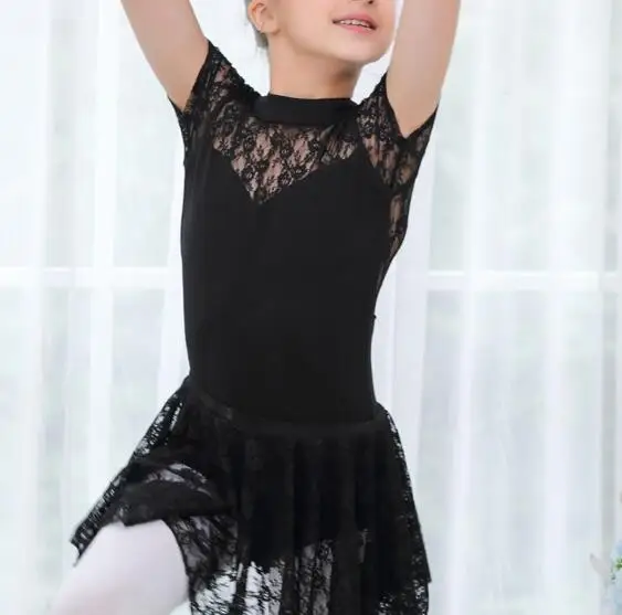 Балетные платья пачки для девочек Новое поступление кружевной танцевальный