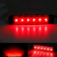 position led light indicator 10 PCS AOHEWEI 12 V  LED red rear side marker light indicator position lamp with reflector for trailer truck lorry RV  caravan (4)