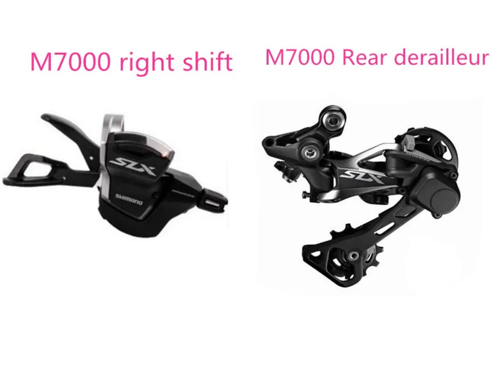 

SHIMANO SLX M7000 11 Speed 2PCS MTB bicycle bike M7000 right Trigger Shifter + M7000 Rear derailleur GS