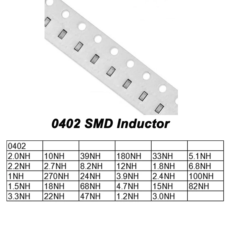 Бесплатная доставка 100 шт. индуктор SMD 10NH 2NH 1.8NH высокочастотная индуктивность