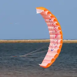 Горячая Спорт на открытом воздухе мощность двойной линии трюк парашют Радуга Спорт Пляж Кайт Для начинающих игрушечные лошадки