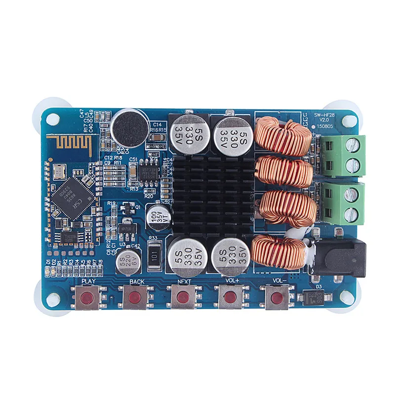 Amplifier-TPA3116-Wireless-Digital-Bluetooth-4-0-50W-50W-Audio-Receiver-Amplifier-Board-With-Mic