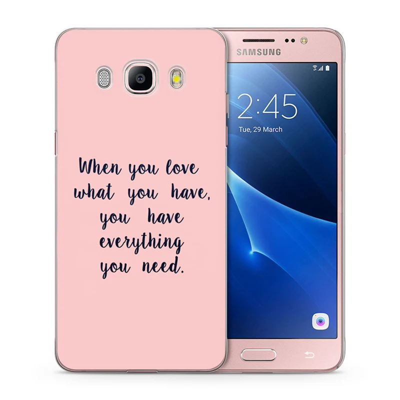 Вдохновляющие мотивирующие цитаты Чехлы для мобильных телефонов Samsung Galaxy J1 J3 J5 J7