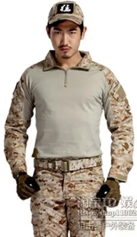 Военная форма, камуфляжная, с расцветкой Мультикам, комплект, CS рубашка, штаны и наколенники, боевой костюм, A-TACS Em6914 - Цвет: 1