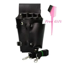 Профессиональные многофункциональные ножницы сумка, кожаный чехол поясной ремень Парикмахерская пакет Несессер парикмахера парикмахерские ножницы сумка