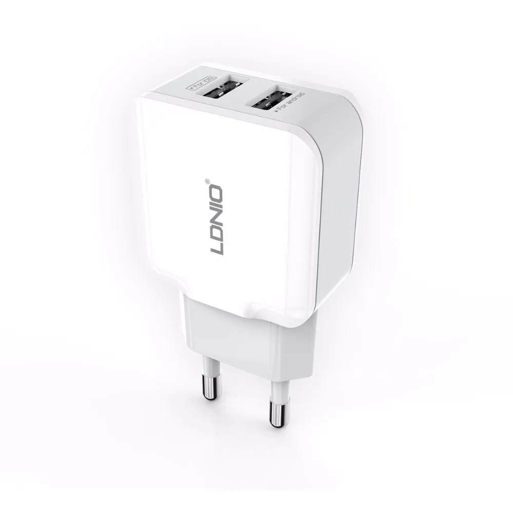 LDNIO A2202 Fast Charging Wall Charger 2.4A Dual USB Ports