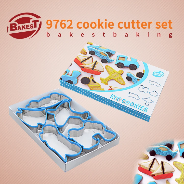 

BAKEST 5pcs/set Stainless Steel Cookie Cutter Mold Lovely Biscuits Baking Mold