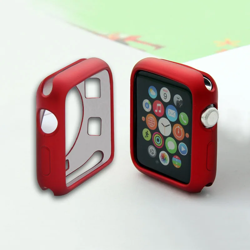 2018 New Case for iWatch 38mm/42mm Soft TPU Cover for Apple Watch Case Series 1/2/3 Protect Cover Band