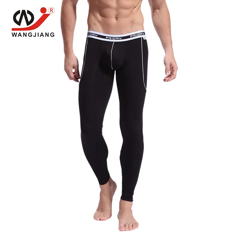 

WJ 2019 Underwear Winter Mens Warm Thermal underwear male Spandex Long Johns Underpants Letter Printed Thermal Underwear For Men