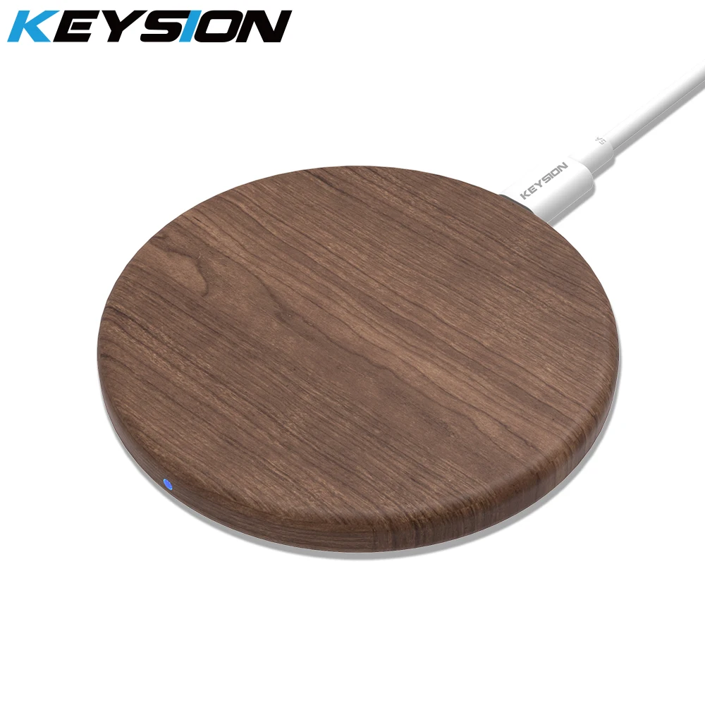 Быстрое беспроводное зарядное устройство KEYSION 10 Вт Qi для iPhone XS Max XR 8 Plus
