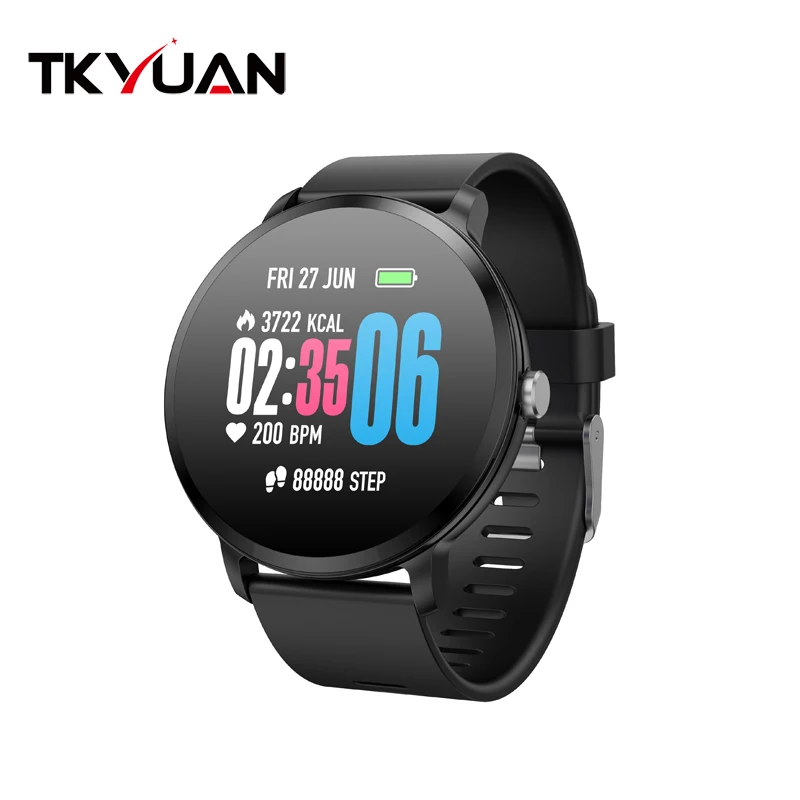 

TKYUAN V11 smart watch 1.3 color screen heart rate blood pressure sports running information reminds fashion multi-function