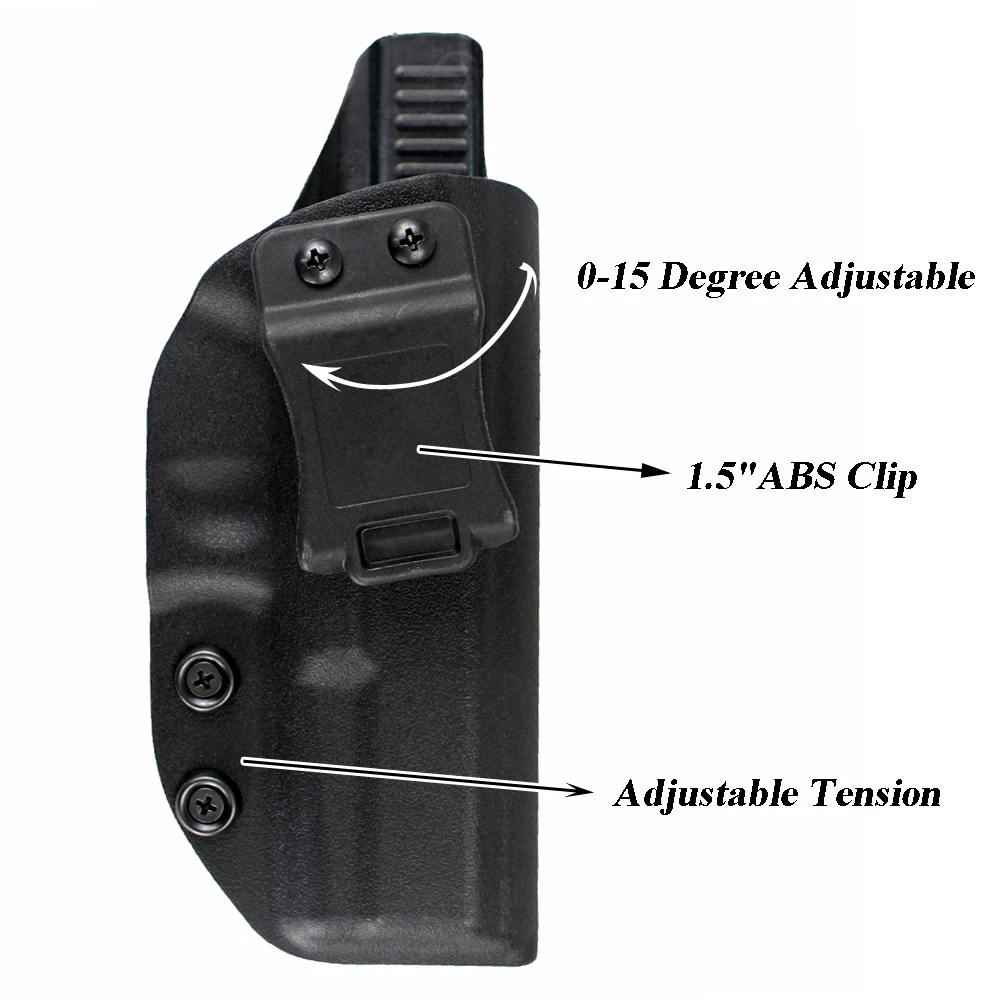 США IWB Скрытая переноска Kydex внутри пояса кобура пистолет кобура для G17 G22 G31 правая рука использования