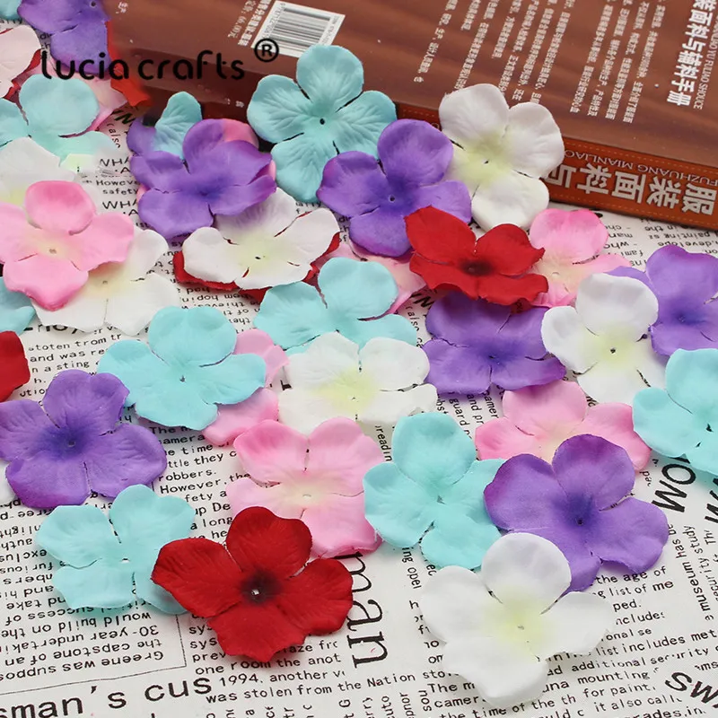 

20g/lot 4.7cm Artificial Hydrangea Flower Petals Handmade Wedding Decoration Event Party Supplies Confetti Wreaths A0404