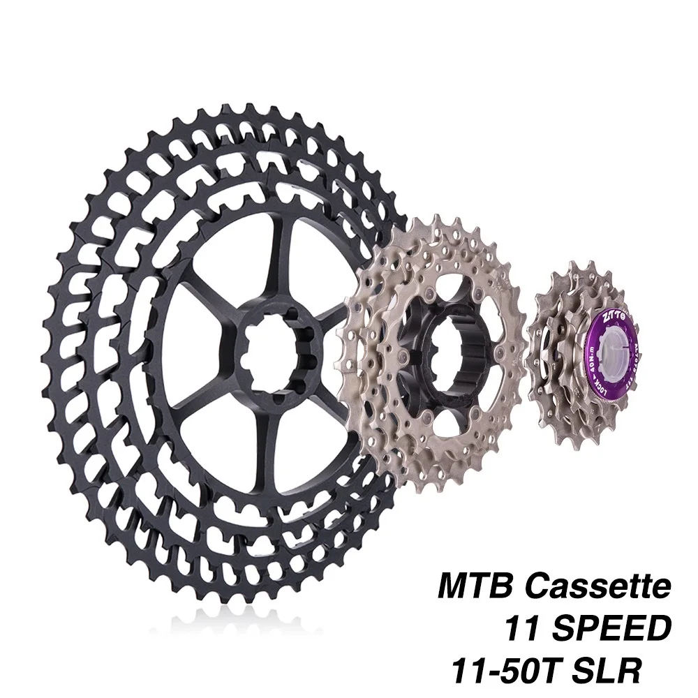 

MTB 11 Speed SLR Cassette 11-50T Ultralight 350g Wide Ratio CNC 11S Freewheel Mountain Bike Bicycle Parts for SRAM XX1 m9000