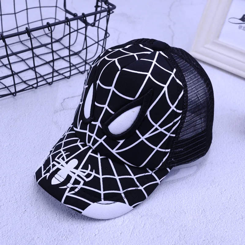 Новинка лета 2019 детская бейсболка с мультяшным рисунком сетчатая Кепка для