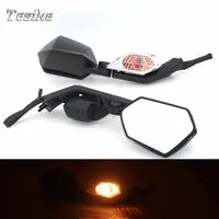 Motorcycle Rear view mirror with front turn signal For Kawasaki ZX 10R 2008 2009 2010 Accessories Brand New 1