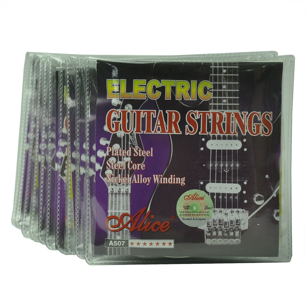 

10 Sets A507-SL Electric Guitar Strings Super Light 6-string Set Steel Core