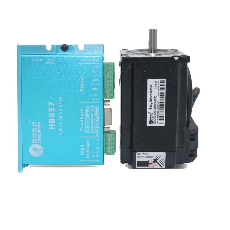 

Leadshine nema 23 easy servo motor and driver 573HBM10-100+HBS507