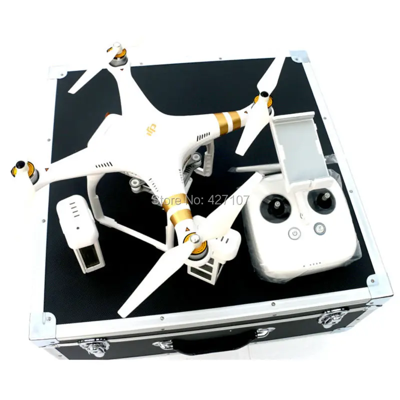 DJI Phantom 4 Or DJI Phantom 3 Professional/Advanced Hard Case With Prop Guard DJI Phantom 4 Or DJI Phantom 3 Professional/Advanced Hard Case With Prop Guard