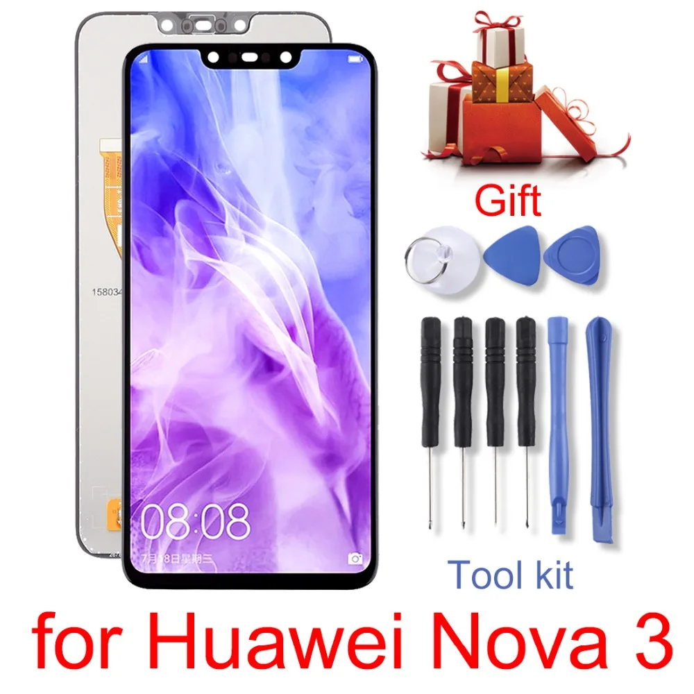 ЖК-экран и дигитайзер полная сборка для Huawei nova 2 Plus/3/3i/2/P9 стандартная версия |