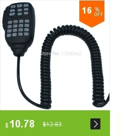 8 Pin Ручной динамик DTMF клавиатура микрофон для ICOM IC-F1821 IC-2000/H IC-2100H/2200 H/F320/F420/FR4100