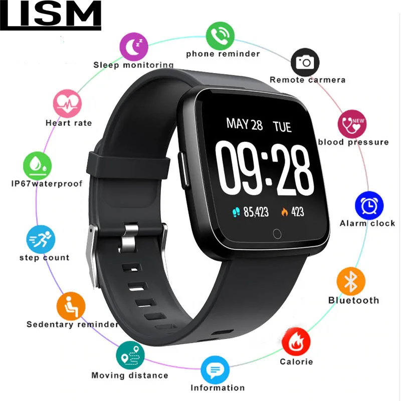 

New Smartwatch Intelligent Digital Sport Gold Smart Watch Pedometer For Phone Android Wrist Watch Men Women's Watch Reloj Men