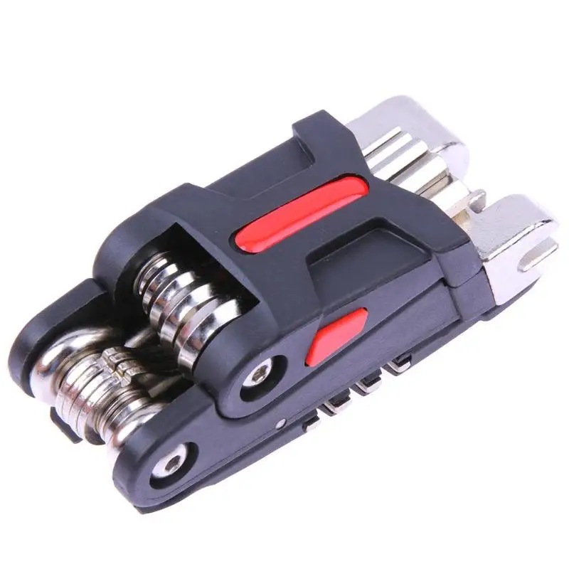 cheap 2018 Mini Repair Pocket Folding Tool 11 in 1 Bicycle Moutain Road Bike Tool Set Cycling Multi Repair Tools Kit Wrench 300g