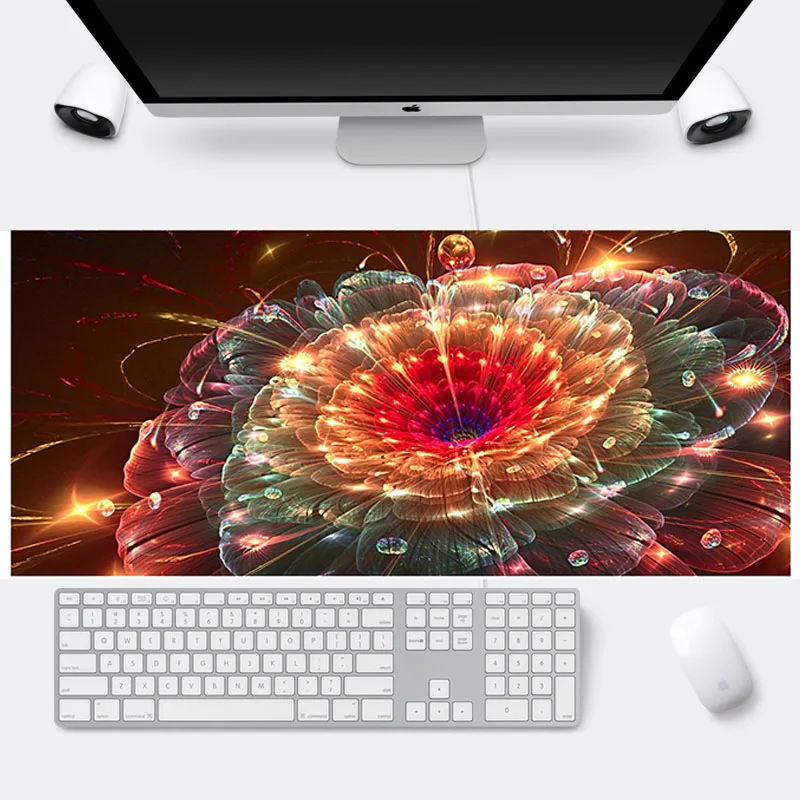  80x30cm Large Gaming Mouse Pad Gamer Keyboard Mat XL Locking Edge Table Protector Desk Mousepad for